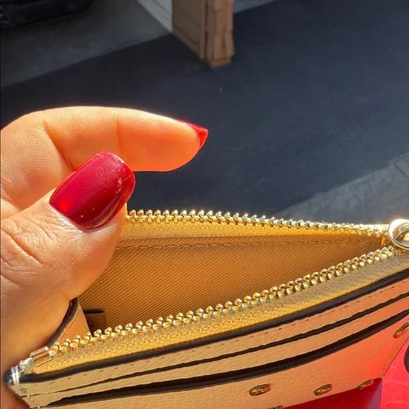 Coach Gold Studded Wristlet - Picture 5 of 8